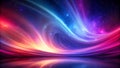Abstract Technological Background with a Shimmering Digital Aurora AI Generated