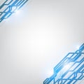 Abstract technological background. Structure square pattern back Royalty Free Stock Photo