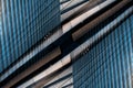 Abstract Technological Background with Symmetrical Patterns, Sleek Futuristic Design Showcasing a Tunnel-Like Fractal