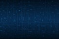 Abstract technological blue and white background. Blueprint minimalistic style