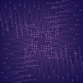 Abstract technological purple background with elements of the microchip. Royalty Free Stock Photo