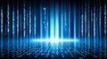 Abstract technology background with binary code, digital data, network security, and programming concepts Royalty Free Stock Photo