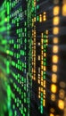 Abstract Technology Background Bright Code Snippets, Futuristic Design, Organized Data Structure