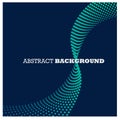 abstract technology background with dynamic flowing line