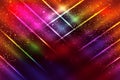 Abstract technology background glowing lines, neon lights, abstract psychedelic background Royalty Free Stock Photo