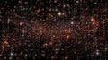 Abstract Technology Background With Glowing Particle Network - High-Tech Digital Data Visualization Royalty Free Stock Photo