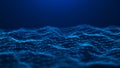 Abstract technology background. Network connection. Big data visualization. 4k rendering Royalty Free Stock Photo
