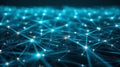 Abstract Technology Background: Neural Network, Data Connection, Artificial Intelligence Royalty Free Stock Photo