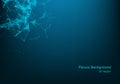 Abstract technology background. Science background. Big data. Background vector. Plexus effect. Network connection structure. Royalty Free Stock Photo
