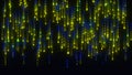 Abstract Technology Background. Web Developer. Computer Code. Programming. Coding. Hacker concept. 3d rendering Royalty Free Stock Photo