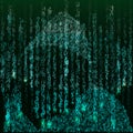 Abstract Technology Background. Web Developer. Computer Code. Programming. Royalty Free Stock Photo