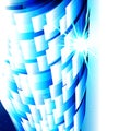 Abstract technology blue background, techno digital design Royalty Free Stock Photo