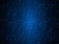 Abstract technology blue dots background. Glowing dots line up to form a shape of large digital data grid. Royalty Free Stock Photo
