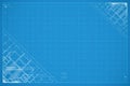 Abstract technology blueprint. Tech vector background.