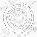 Abstract Technology Circle