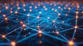 Abstract Technology Connection, Data Network, Futuristic Circuit Board Design Royalty Free Stock Photo