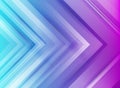 Abstract technology corporate arrows blue and purple gradients background
