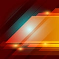 Abstract technology geometric red color shiny motion background Royalty Free Stock Photo