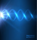 Abstract technology HUD shape vector background. EPS10 Royalty Free Stock Photo