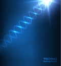 Abstract technology HUD shape vector background. EPS10 Royalty Free Stock Photo