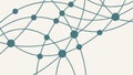 Abstract Technology Network Connection Pattern, vector design Generative AI Royalty Free Stock Photo