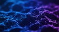 Abstract Technology Network Structure Background. Futuristic Plexus Effect Computer Geometric Connection Structure Royalty Free Stock Photo