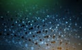 Abstract technology particle. Virtual molecule background.