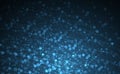 Abstract technology particle. Virtual molecule background.