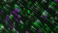Abstract technology programming code background of software developer. Animation. Computer scriptor or software concept. Royalty Free Stock Photo