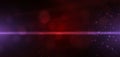 Abstract technology red curve lines on dark background with lighing effect spakling Royalty Free Stock Photo
