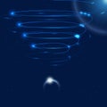 Abstract technology space background