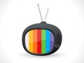 Abstract television icon