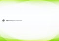 Abstract template elegant header and footers green lime curve light template on white background with copy space