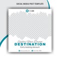 Abstract Template Post For Social Media Ad