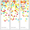 Abstract template vertical banner