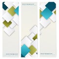 Abstract template vertical banner
