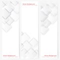 Abstract template vertical banner