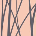 Abstract tender rosy background with grey lines.