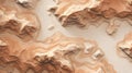 abstract terrain map contours