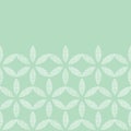 Abstract textile mint green leaves geometric