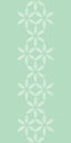 Abstract textile mint green leaves geometric