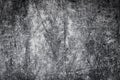 Abstract texture background of aged and grunge scratches on dark concrete cement floor