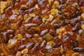 Abstract texture and background of amber stone. Royalty Free Stock Photo