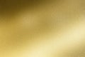 Abstract texture background, glowing golden stainless steel sheet Royalty Free Stock Photo