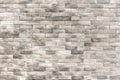 White gray brick wall background