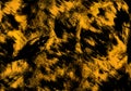 Abstract texture of black and yellow color. Abstract illustration for image processing and photo. Creative image of various forms.