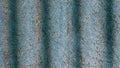 Abstract texture of blue scratched plastic roof tiles Royalty Free Stock Photo