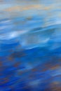 Abstract texture blue sky oil painting background. Closeup macro Hand drawn artwork. Royalty Free Stock Photo