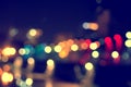 Abstract texture bokeh city lights in the background Royalty Free Stock Photo