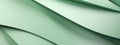 Abstract texture bright mint green background banner panorama long with 3d geometric waving waves curves gradient shapes for, AI